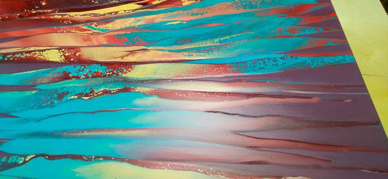 Original Abstract Painting by Jacob Jugashvili