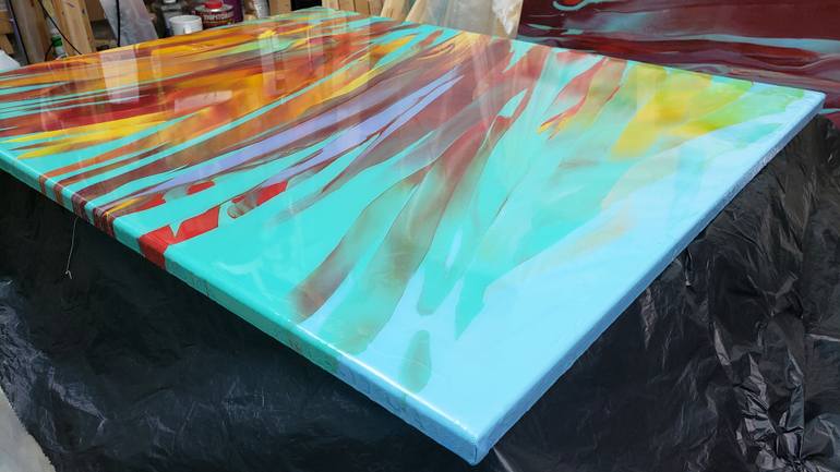 Original Abstract Painting by Jacob Jugashvili