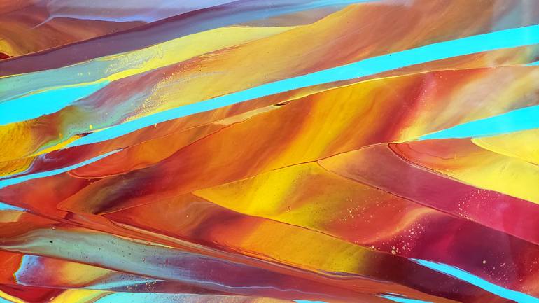 Original Abstract Painting by Jacob Jugashvili
