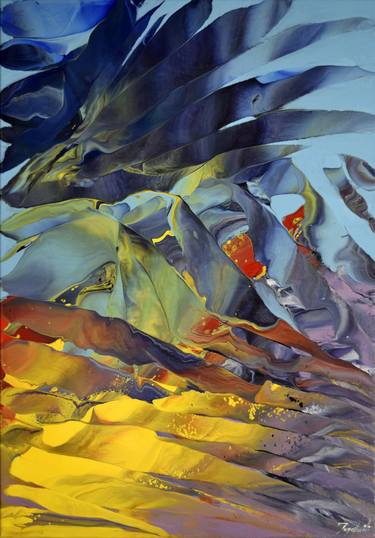 Original Abstract Nature Paintings by Jacob Jugashvili