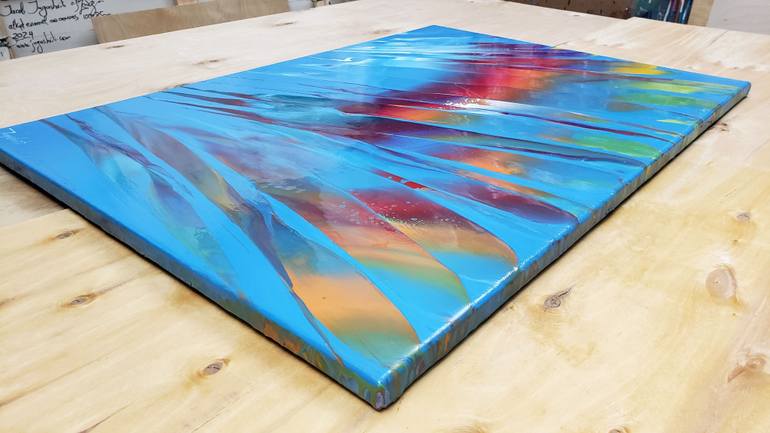 Original Abstract Painting by Jacob Jugashvili