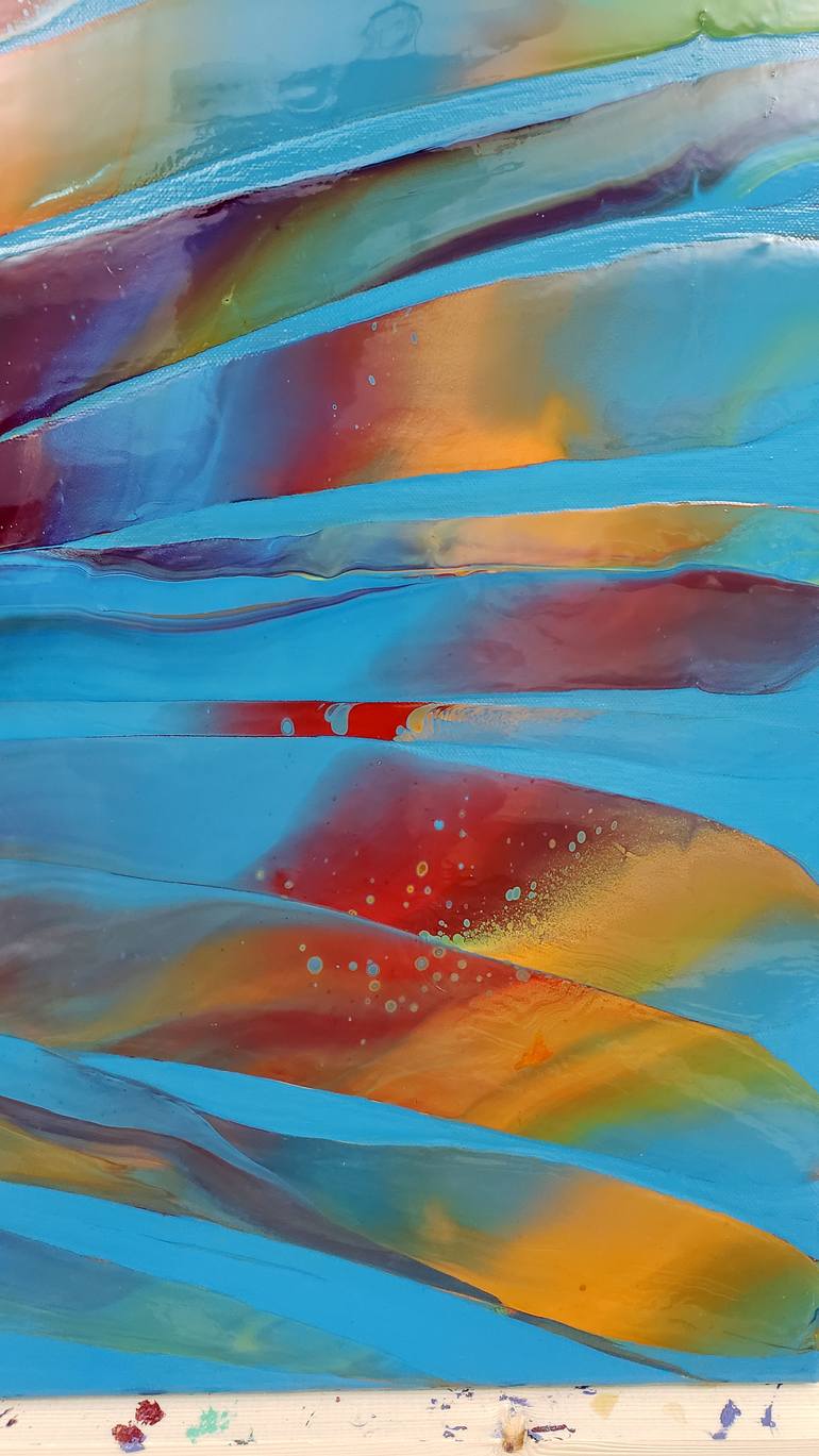 Original Abstract Painting by Jacob Jugashvili
