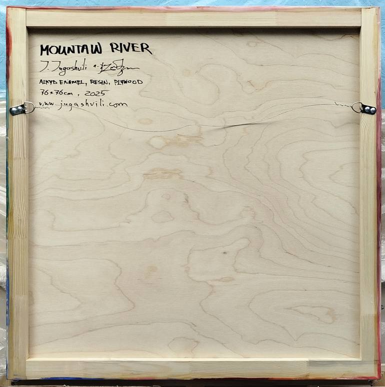 Original Abstract Landscape Painting by Jacob Jugashvili