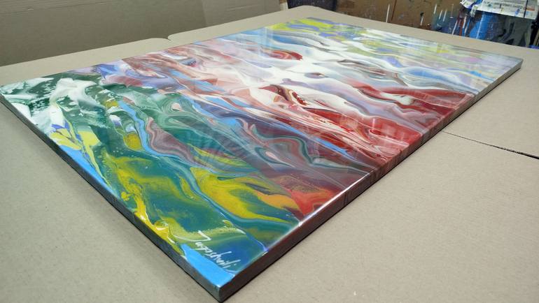 Original Abstract Painting by Jacob Jugashvili