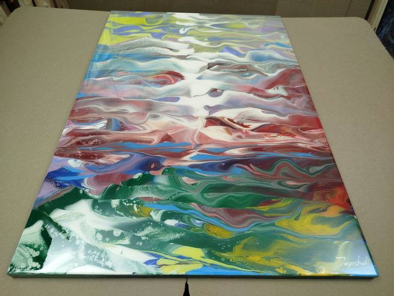 Original Abstract Painting by Jacob Jugashvili