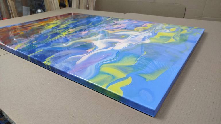 Original Abstract Painting by Jacob Jugashvili