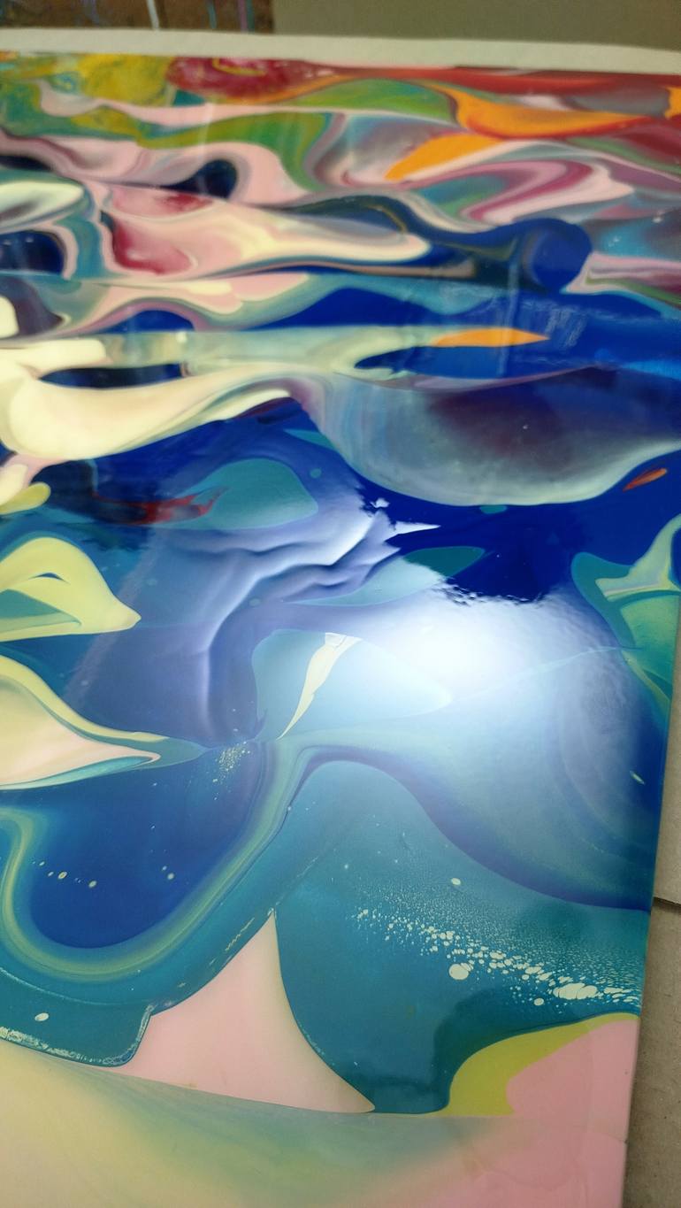 Original Abstract Painting by Jacob Jugashvili