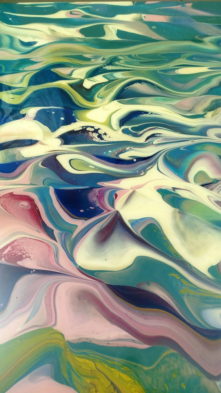 Original Abstract Painting by Jacob Jugashvili