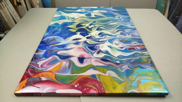 Original Abstract Painting by Jacob Jugashvili