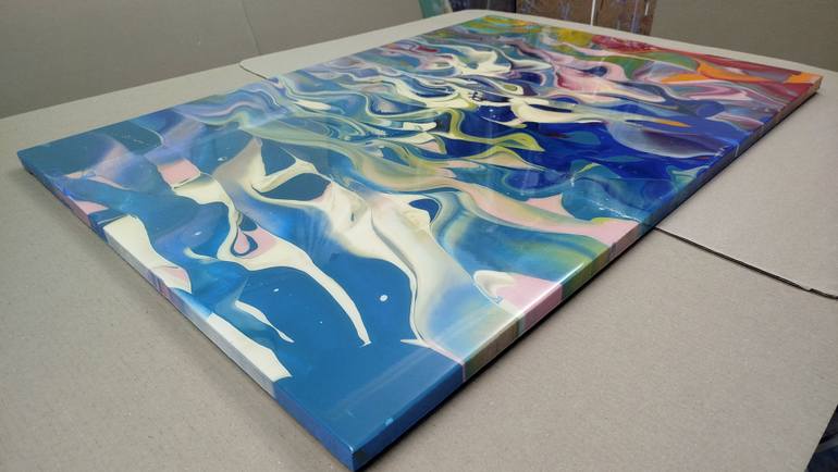 Original Abstract Painting by Jacob Jugashvili