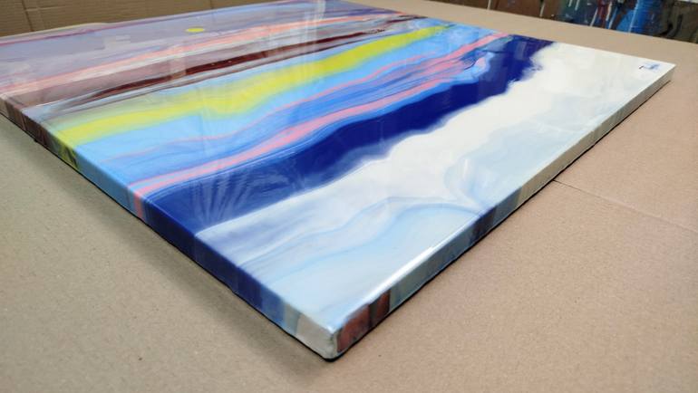 Original Abstract Seascape Painting by Jacob Jugashvili