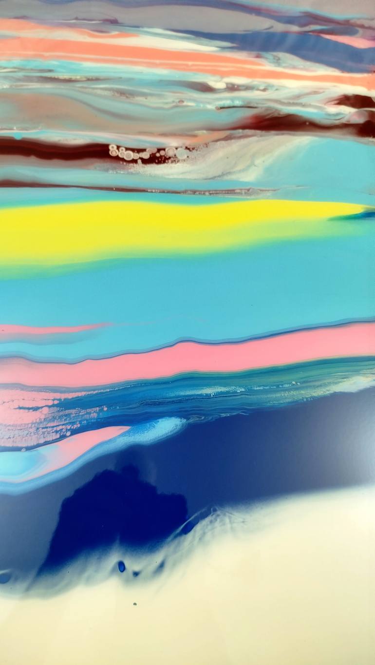 Original Abstract Seascape Painting by Jacob Jugashvili