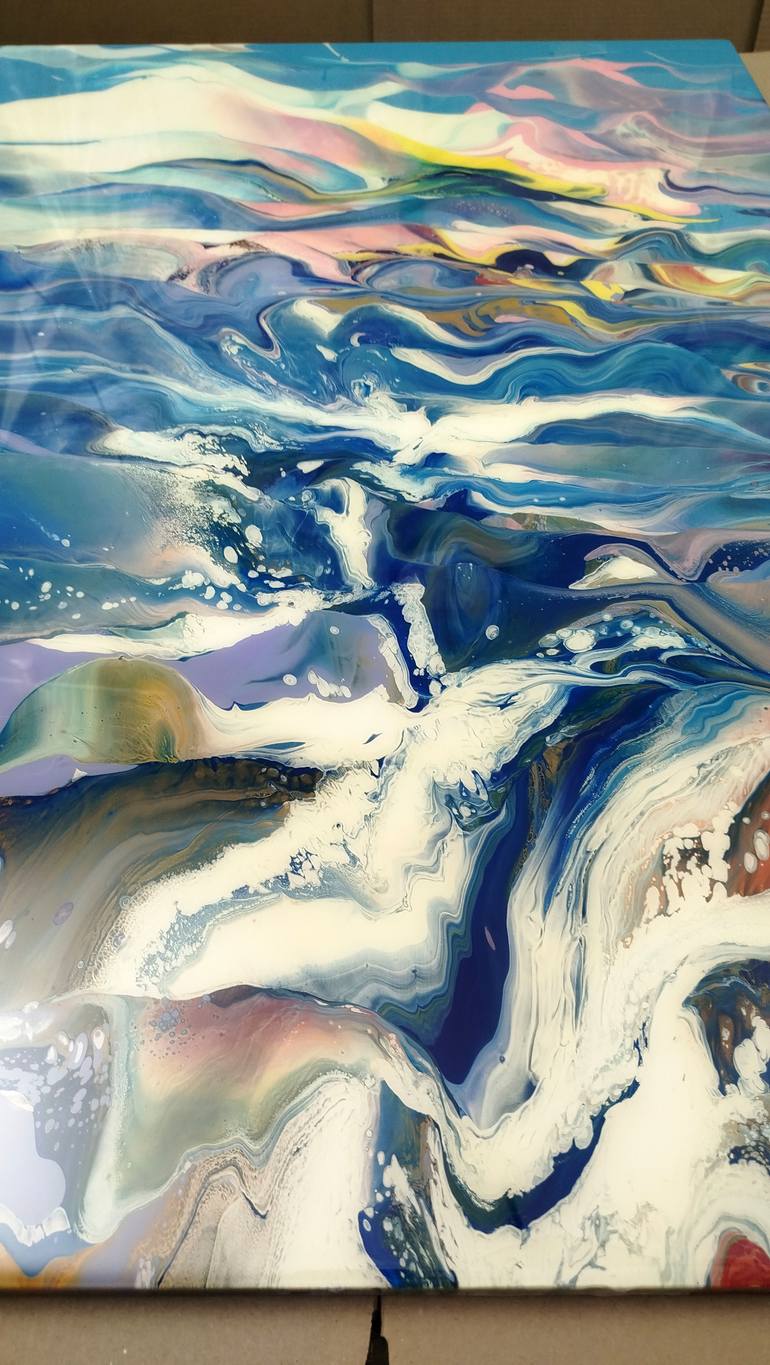 Original Abstract Nature Painting by Jacob Jugashvili