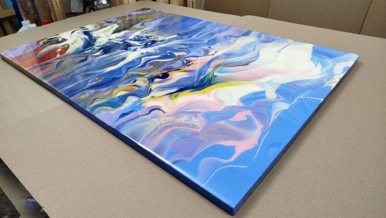 Original Abstract Nature Painting by Jacob Jugashvili