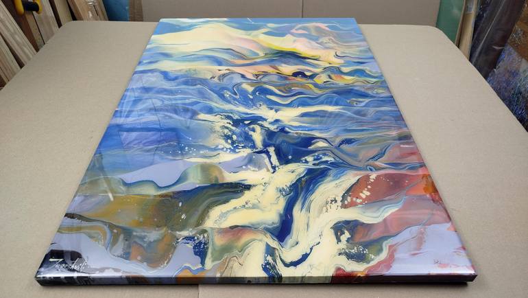 Original Abstract Nature Painting by Jacob Jugashvili