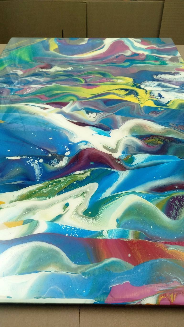Original Abstract Painting by Jacob Jugashvili