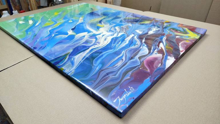 Original Abstract Painting by Jacob Jugashvili