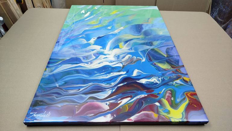 Original Abstract Painting by Jacob Jugashvili