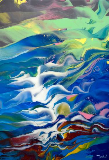 Original Abstract Painting by Jacob Jugashvili