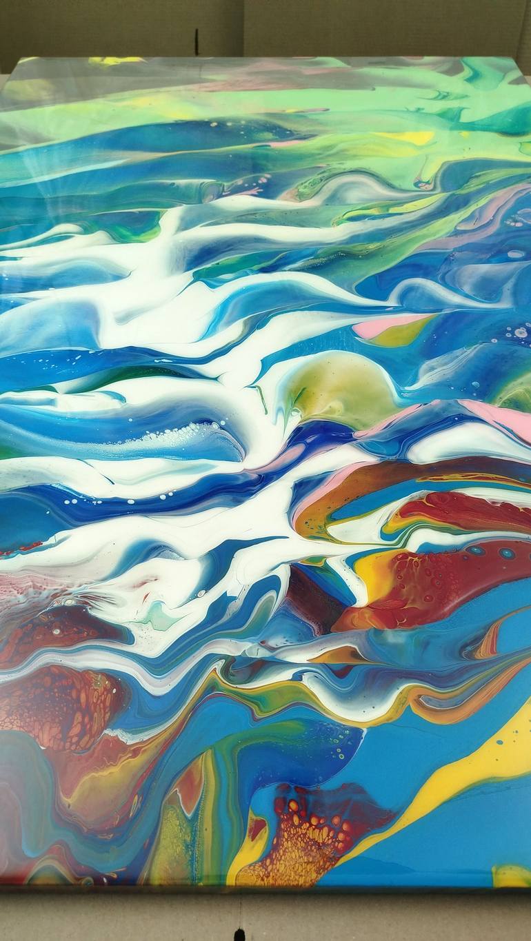 Original Abstract Painting by Jacob Jugashvili