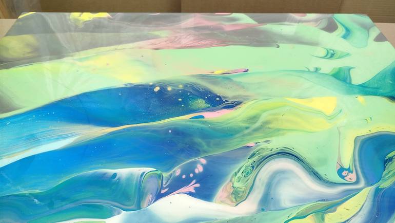Original Abstract Painting by Jacob Jugashvili