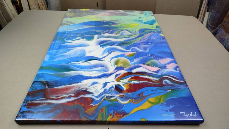 Original Abstract Painting by Jacob Jugashvili