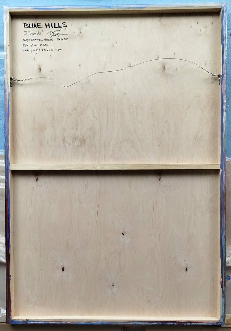 Original Abstract Landscape Painting by Jacob Jugashvili