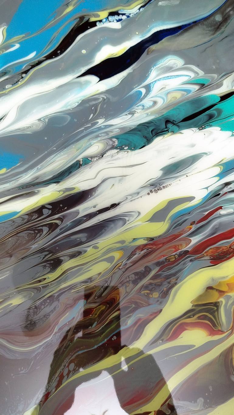 Original Abstract Painting by Jacob Jugashvili