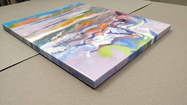 Original Abstract Landscape Painting by Jacob Jugashvili