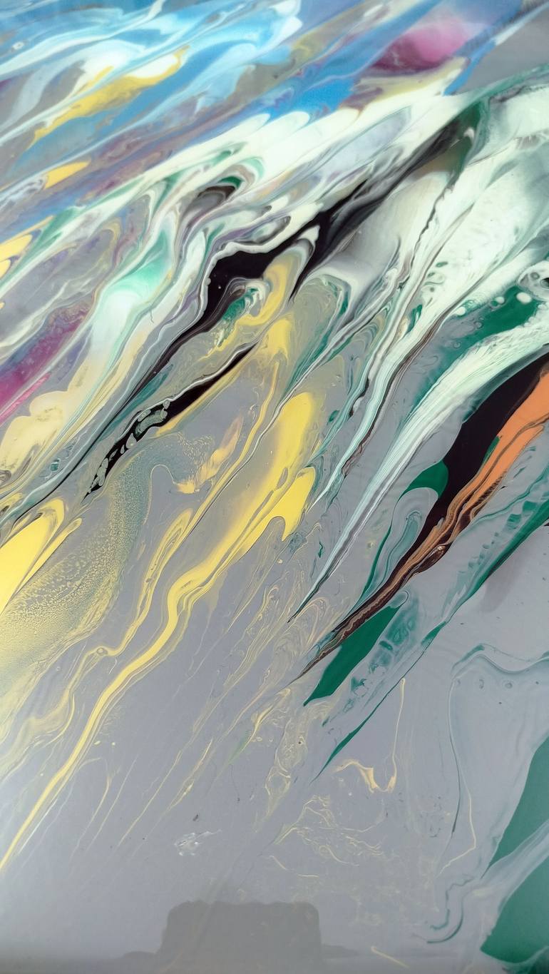 Original Abstract Painting by Jacob Jugashvili