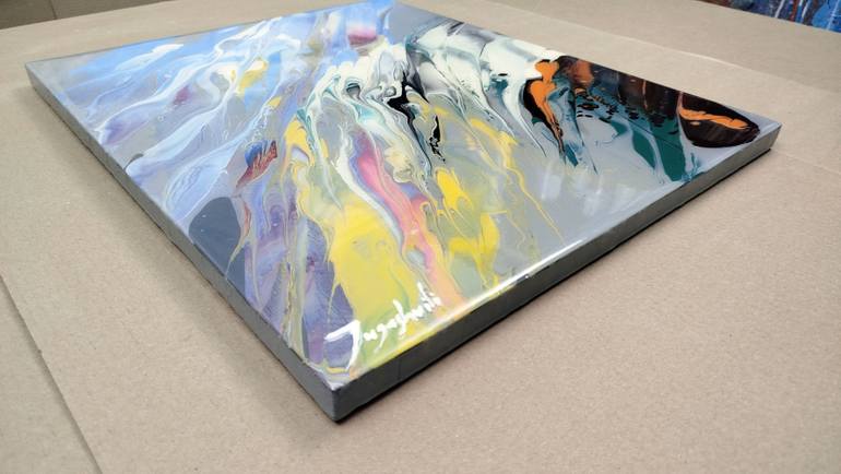 Original Abstract Painting by Jacob Jugashvili