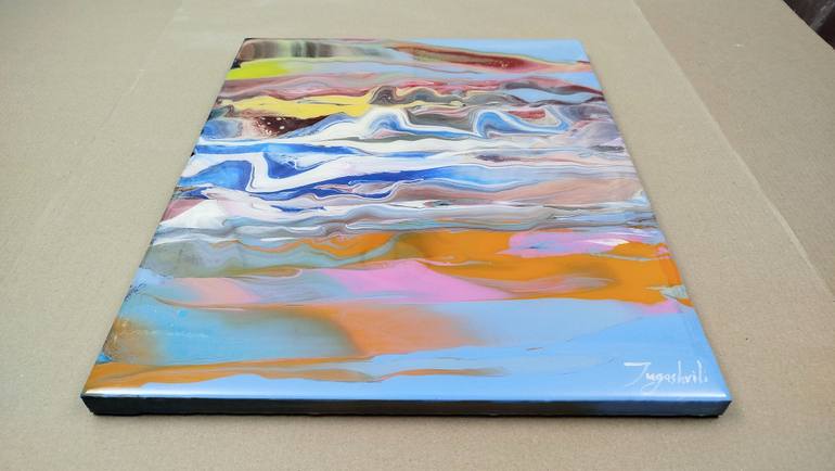 Original Abstract Painting by Jacob Jugashvili