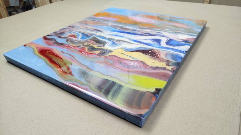 Original Abstract Painting by Jacob Jugashvili
