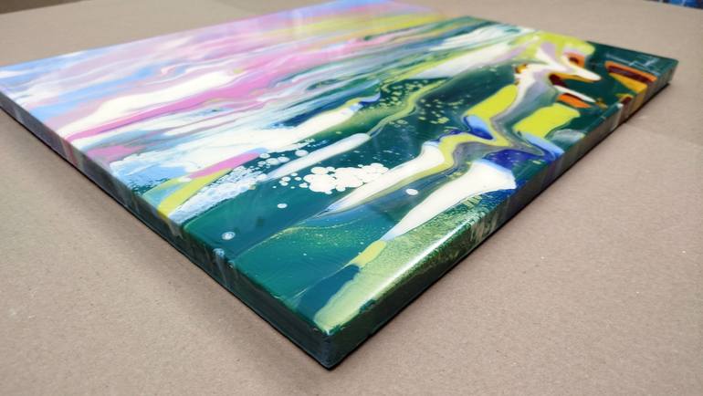 Original Abstract Landscape Painting by Jacob Jugashvili