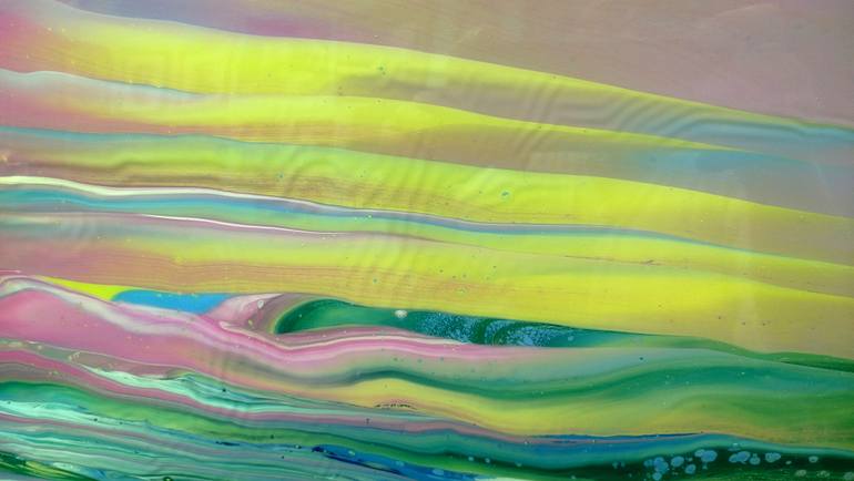 Original Abstract Landscape Painting by Jacob Jugashvili