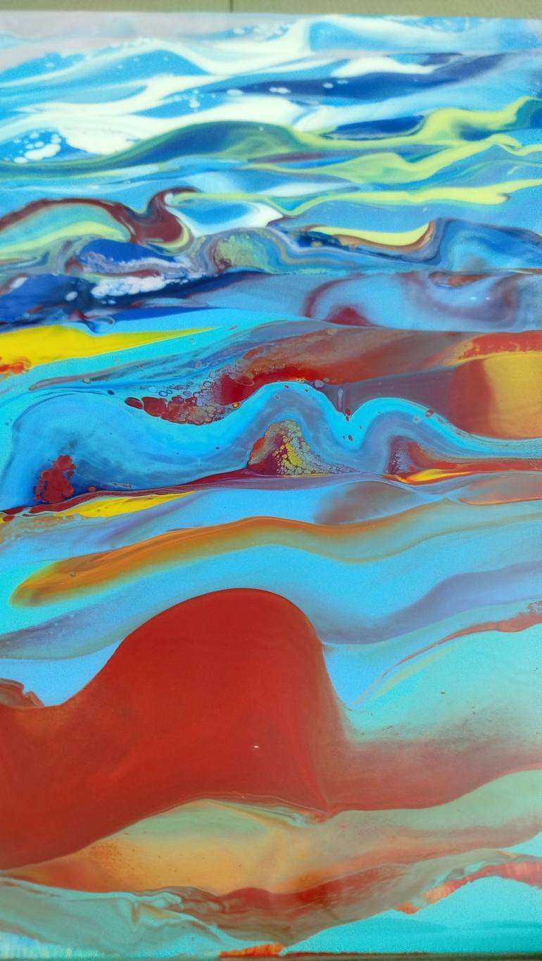 Original Abstract Painting by Jacob Jugashvili