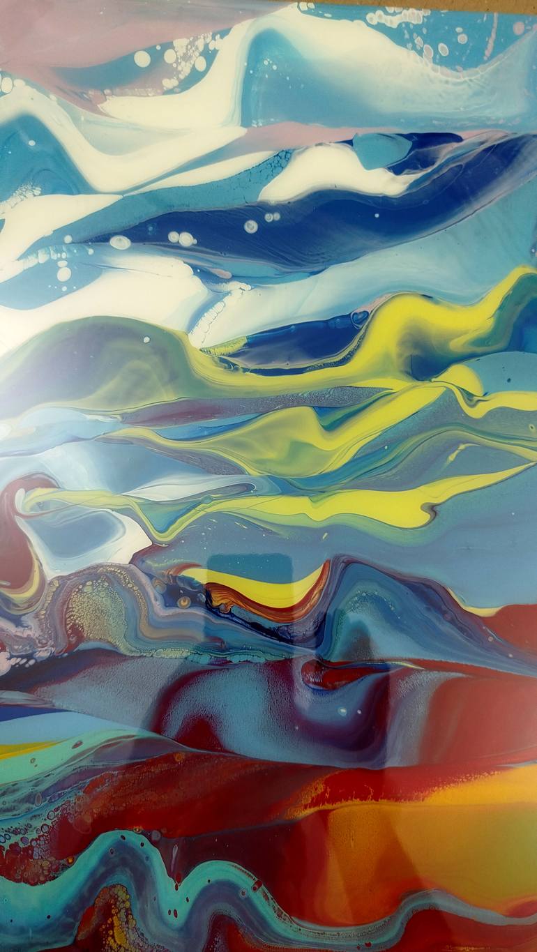 Original Abstract Painting by Jacob Jugashvili