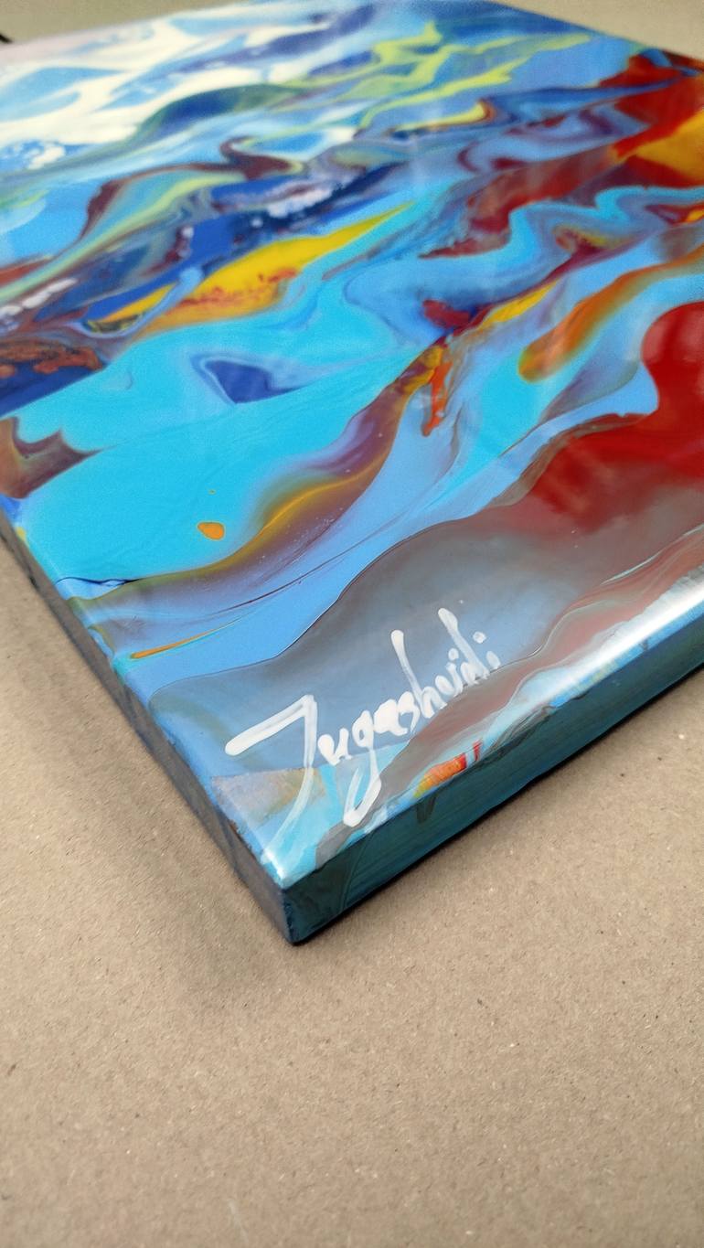 Original Abstract Painting by Jacob Jugashvili