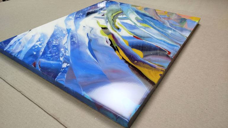 Original Abstract Painting by Jacob Jugashvili