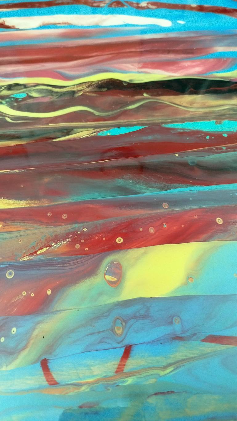 Original Abstract Painting by Jacob Jugashvili