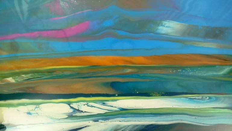 Original Abstract Nature Painting by Jacob Jugashvili