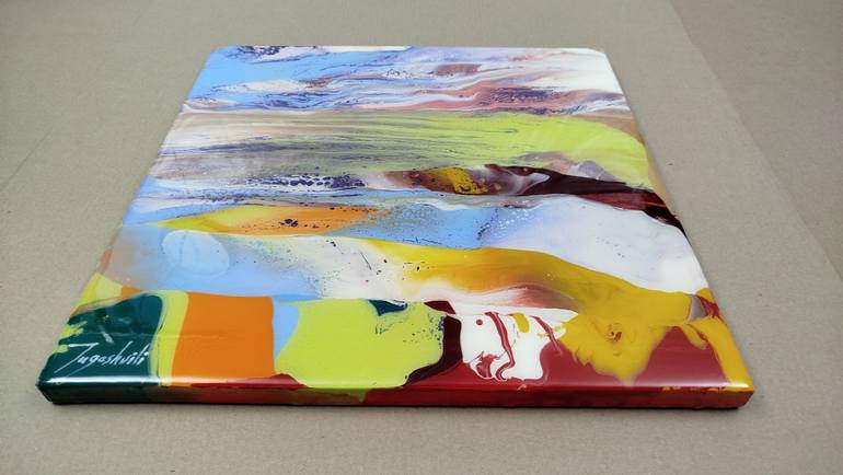 Original Abstract Painting by Jacob Jugashvili