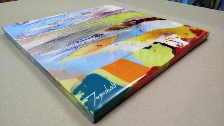Original Abstract Painting by Jacob Jugashvili