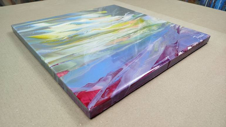 Original Abstract Landscape Painting by Jacob Jugashvili