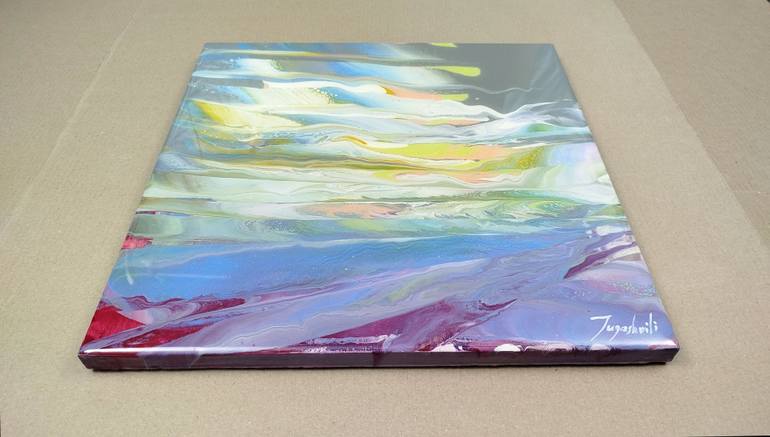 Original Abstract Landscape Painting by Jacob Jugashvili