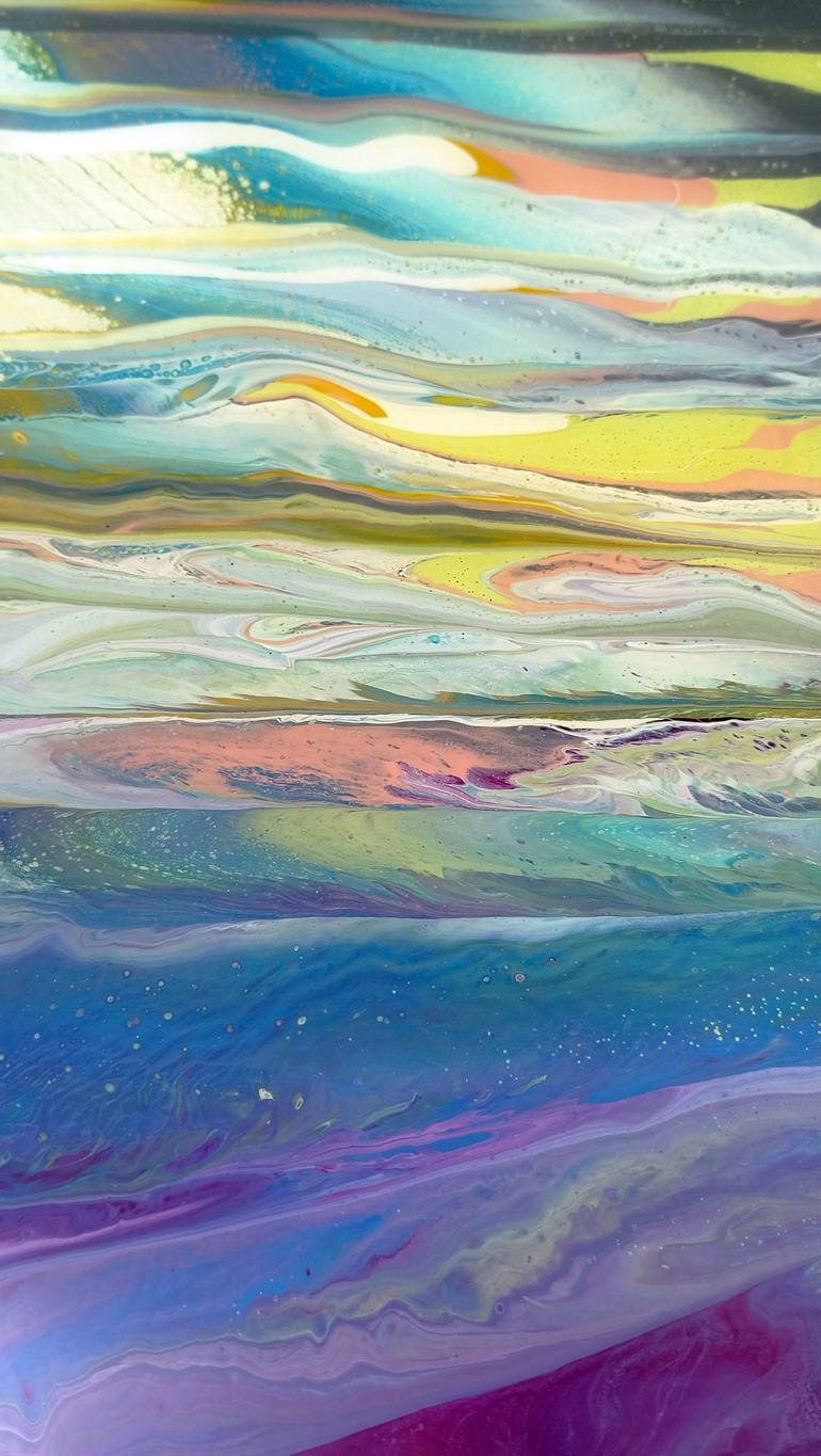 Original Abstract Landscape Painting by Jacob Jugashvili