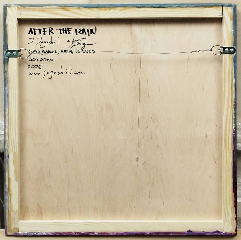 Original Abstract Landscape Painting by Jacob Jugashvili