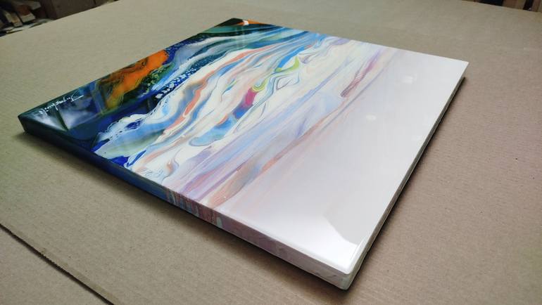 Original Abstract Landscape Painting by Jacob Jugashvili