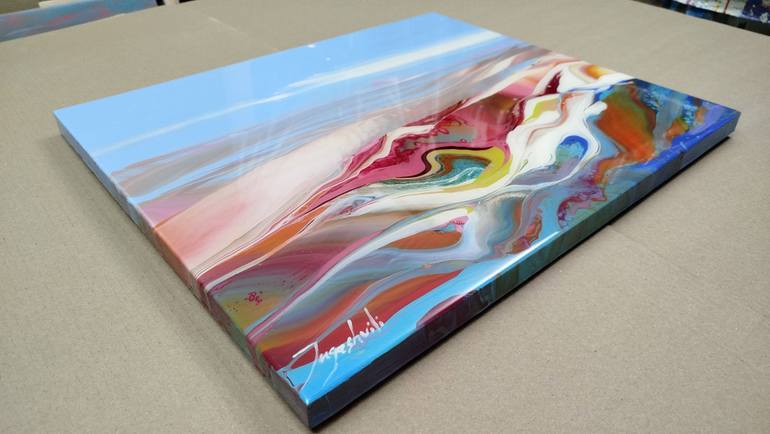 Original Abstract Landscape Painting by Jacob Jugashvili