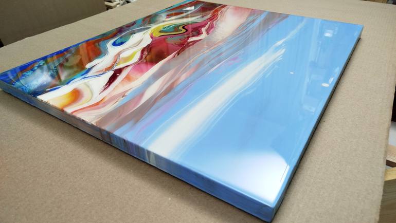 Original Abstract Landscape Painting by Jacob Jugashvili